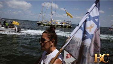Hostage families sail toward Gaza calling for Israel to end the war