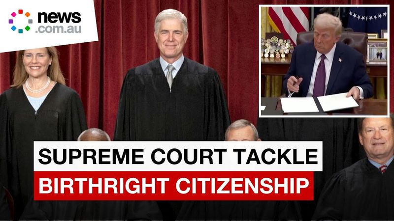 Supreme Court divided on Trump's bid to restrict birthright citizenship