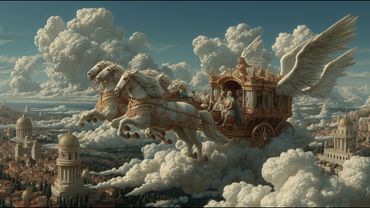 Celestial Realm Odyssey | Surreal AI Art