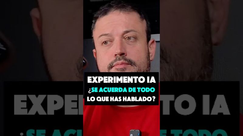 EXPERIMENTO IA - CHAT GPT MEMORIA sabe todo de ti. #openai #bigdata #inteligenciaartificial #ia #[