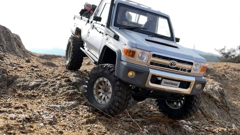 RC4WD(Trail Finder2 LWB Chassis)TOYOTA LAND CRUISER 70|LC70| Off-road Driving 4X4 RC CAR NO.10
