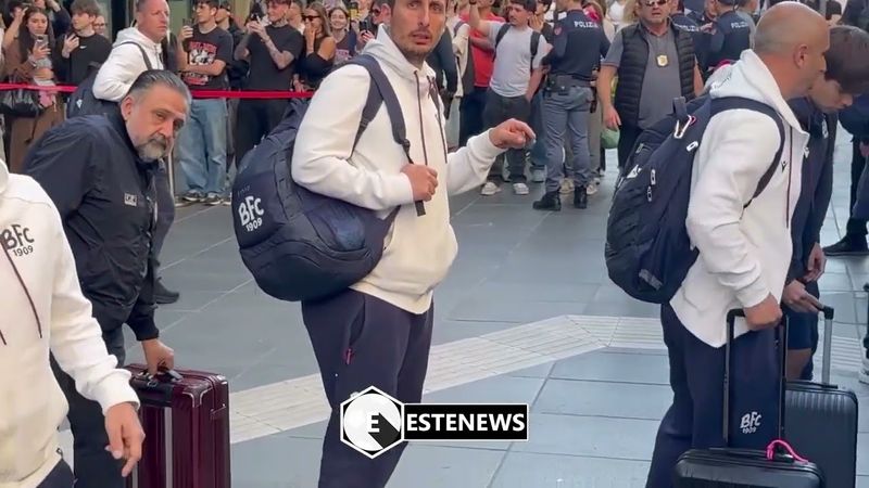 Milan-Bologna, finale Coppa Italia: i rossoblù arrivano alla stazione Termini
