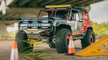 Rc Crawler Traxxas TRX-4 Ford Bronco (body baja 1000) Off Road Driving 4x4 Rc Car #4