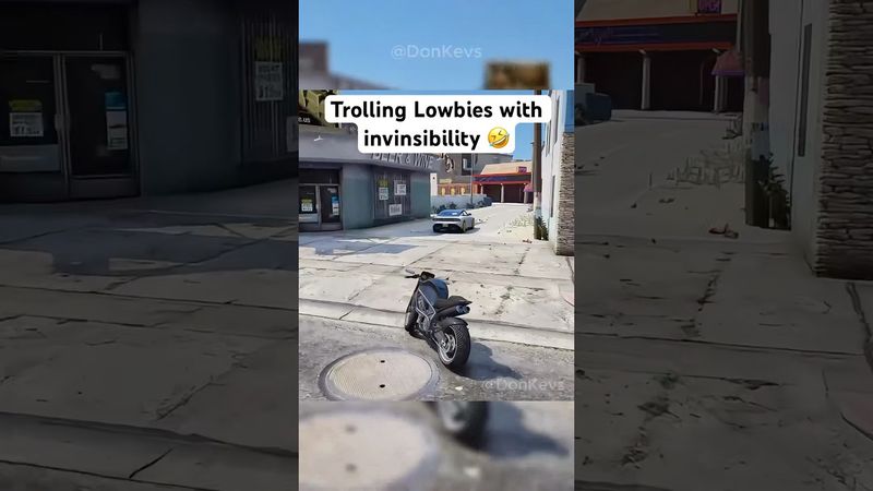 Trolling Lowbies with invinsibility 🤣 #gtaviral #gtaonline #gta5online #gtacars #gta5