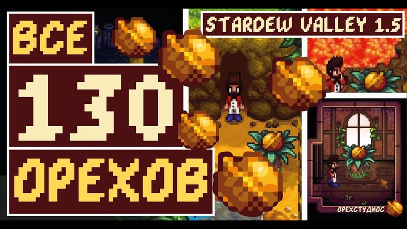 ВСЕ ОРЕХИ В STARDEW VALLEY 1.5 | ГАЙД