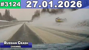 ДТП. Подборка на видеорегистратор за 27.01.2026 Январь 2026