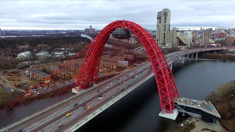 Живописный мост и парк skazka