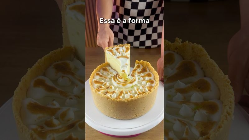 ESSA É A FORMA DA MINHA AVÓ DE FAZER TORTA DE LIMÃO! 😋 #receitafacil #sobremesa #doces #receita
