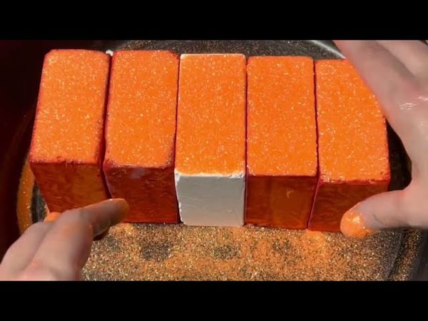 Orange Dyed & Plain Gym Chalk 🧡🤍