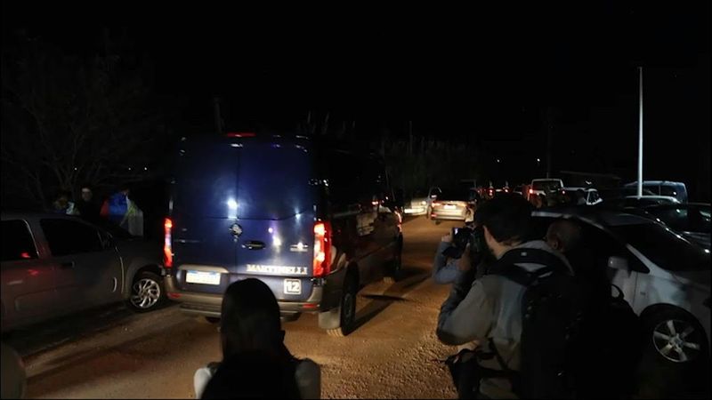 Van carrying the body of former president of Uruguay Jose Mujica leaves his home | AFP
