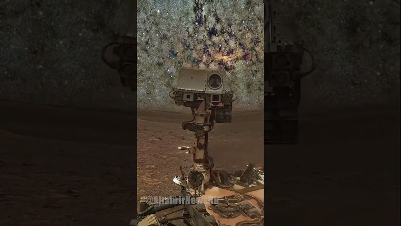 NASA создал визуализацию звёздного неба с поверхности Марса