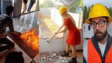 Smart Workers vs Hilarious Fails - Expert-Recommended Tricks #adamrose #construction #5