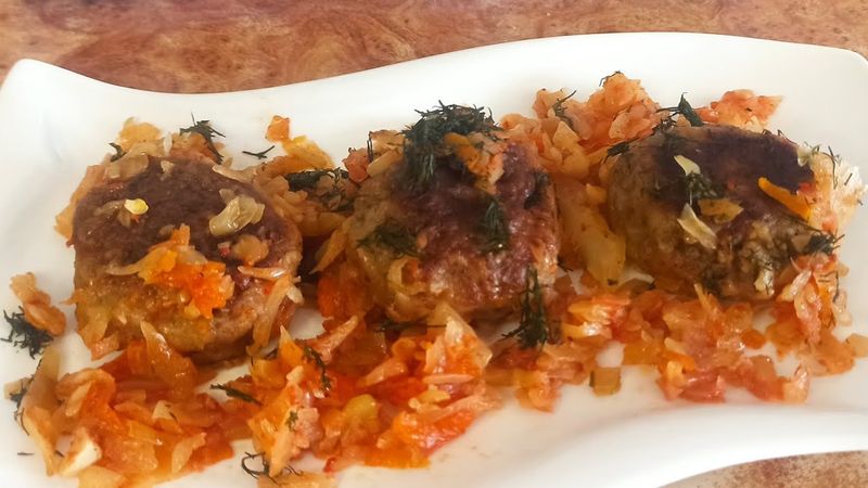 🇺🇦😋 ПІСНІ ТЕФТЕЛІ у КАПУСТІ,дуже смачно та ситно,варто готувати у піст.😋🇺🇦