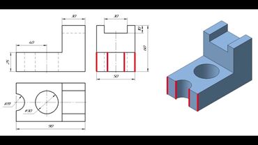 Креслення.Аксонометричні проекції