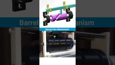 Barrel Cam Mechanism 📌 #3ddesign #mechanism #machine
