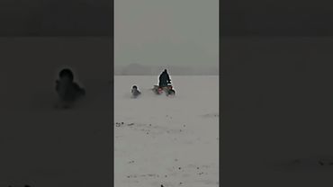 Покатушки на квадрике зимой.#shorts