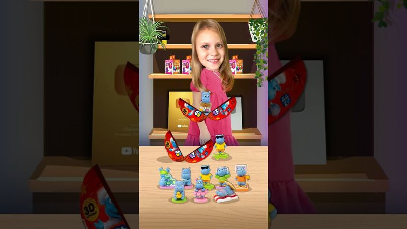 Нашла редкого бегемотика с книжкой