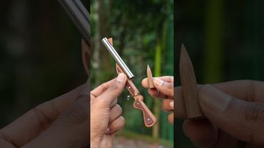 Mini wooden Creations with Bamboo art #Bamboo #Slingshots #Diy #Bambooart