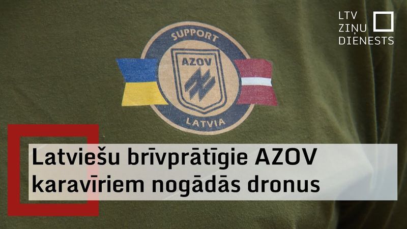“Support AZOV Latvija” uz Ukrainu nogādā dronu kravu