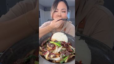 Mongolian beef recipe 🥩 #cooking #recipe #mongolianbeef