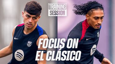 THE CLÁSICO COUNTDOWN | FC Barcelona Training 🔵🔴