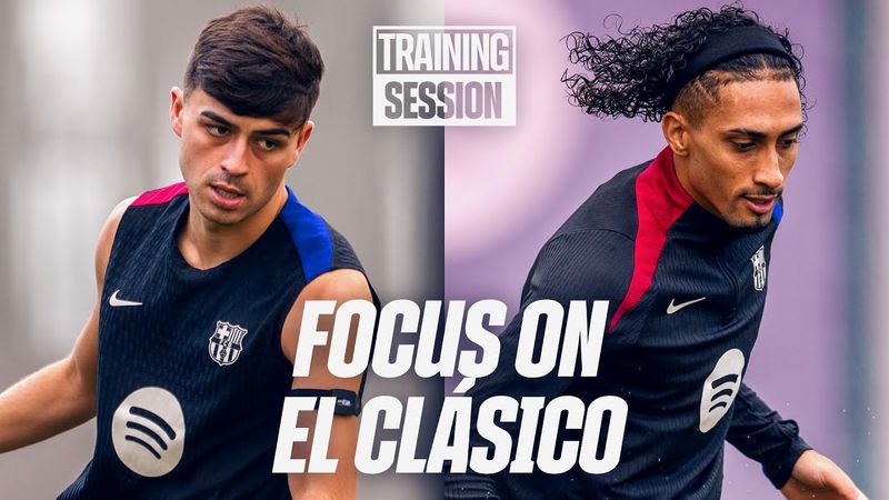 THE CLÁSICO COUNTDOWN | FC Barcelona Training 🔵🔴