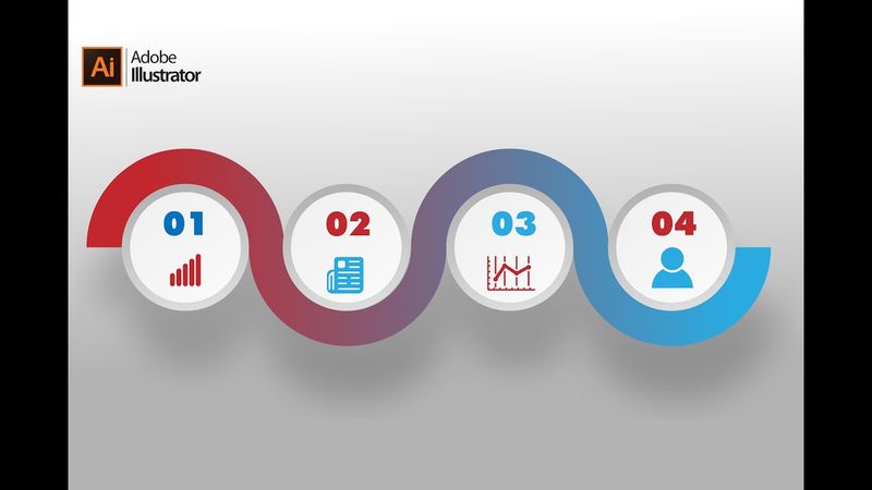 Infographic Design template illustrator Tutorial  3D #illustrator #infographic