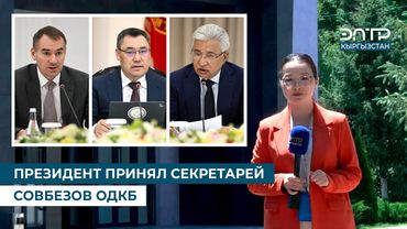 ПРЕЗИДЕНТ ПРИНЯЛ СЕКРЕТАРЕЙ СОВБЕЗОВ ОДКБ