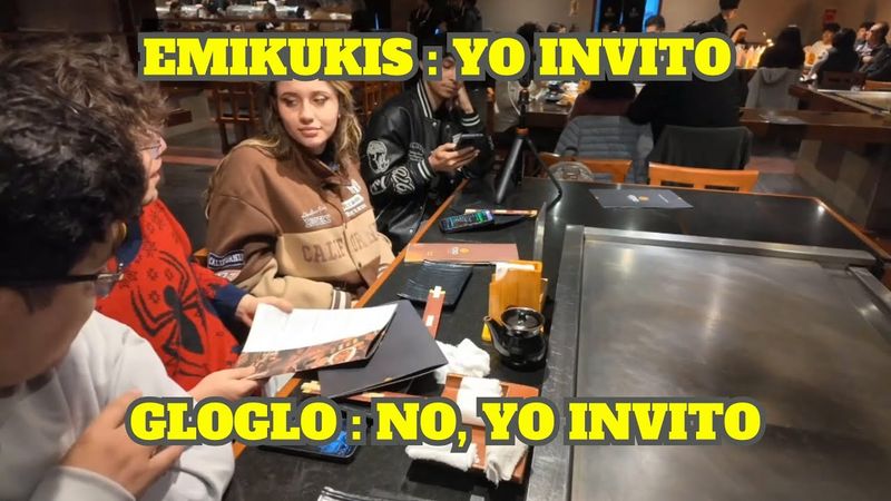 GLOGLO Y EMI SE PELEAN POR VER QUIEN INVITA LA CENA
