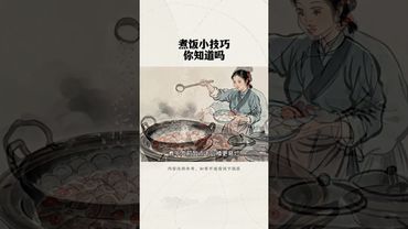 這些煮飯小妙招你知道嗎？#養生 #養生就是養健康 #古人的智慧 #煮飯妙招 #健康飲食