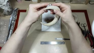 Ватная игрушка ЛУННАЯ СКАЗКА   Урок 3  Каркас для зайки.