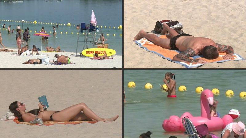 Heatwave: Bordeaux residents seek lakeside relief | AFP
