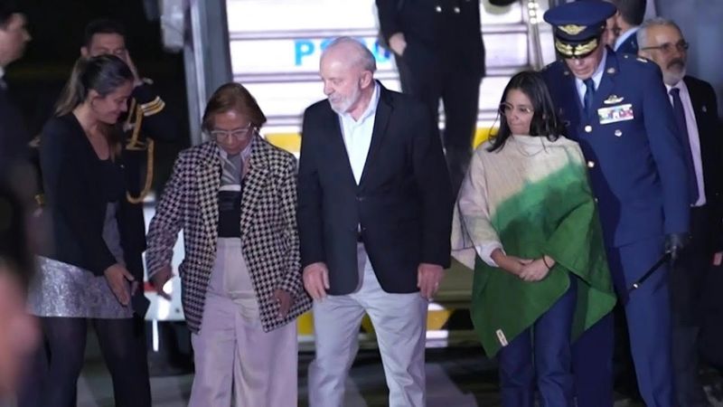 Brazil's Lula arrives in Colombia for Amazon summit | AFP