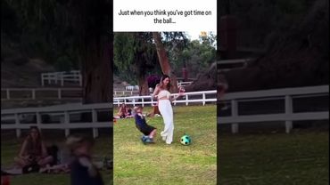 She’s good… but the kid? 🔥 Next level. #SoccerSkills #FootballLife #FutureChamp #Football