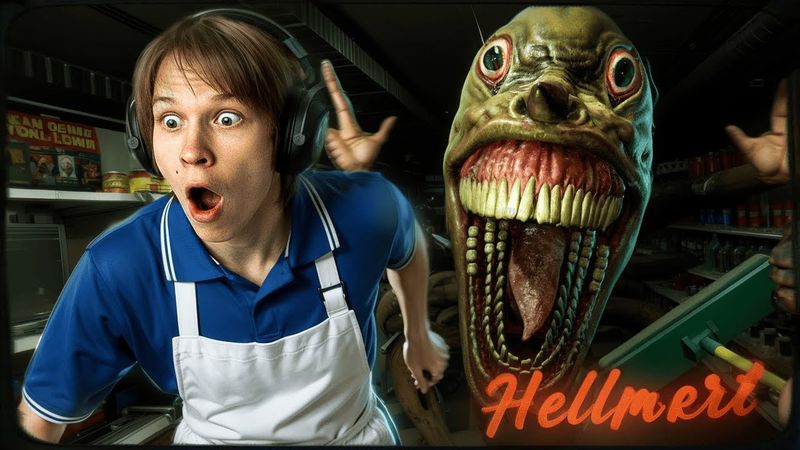 ДИПИНС ИГРАЕТ В СТРАШНЫЙ СУПЕРМАРКЕТ СИМУЛЯТОР / HELLMART