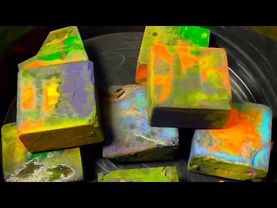 Floury Vibrant Multicolored Fresh Chalk