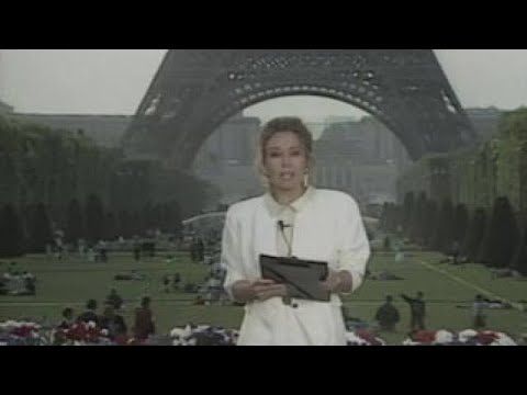 TVE-1. 1989. "Telediario 2" del 14 de Julio