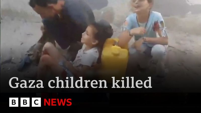 6 children reported killed collecting water in Gaza - Israel blames “technical error” | BBC News