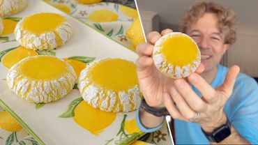 How to make incredibly delicious LEMON COOKIES with lemon curd easy recipe