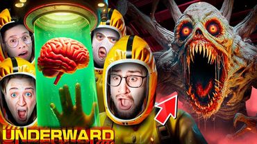 4 УЧЕНЫХ vs МОНСТР в ЗАБРОШЕННОЙ БОЛЬНИЦЕ! И СМЕШНО И СТРАШНО! СПАСИТЕ НАС... (UNDERWARD)