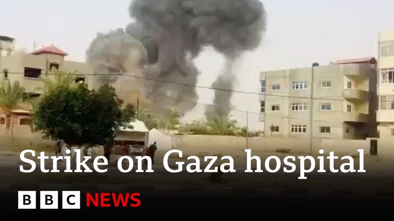 At least 50 killed after Israeli strikes on Gaza | BBC News
