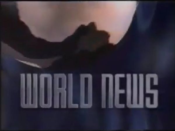 Заставка программы "CNN World News" (ТВ-6, 1993-1994)