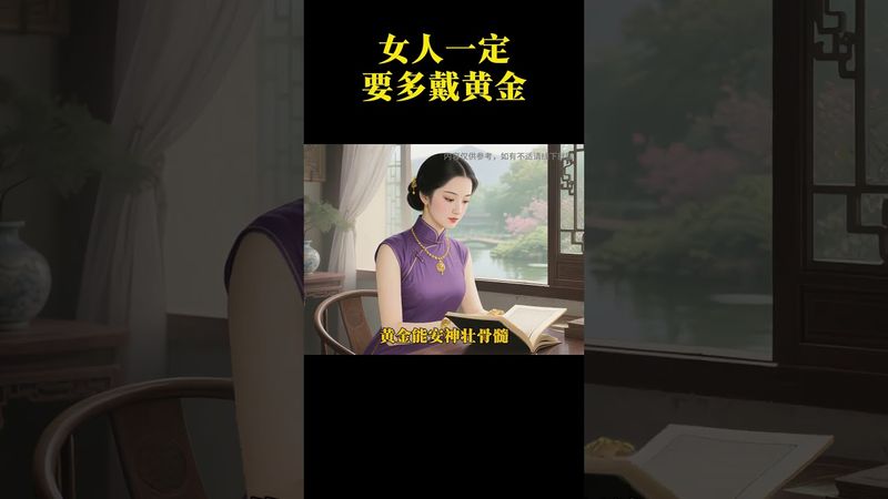 為什麼女人一定要多戴黃金？你以為是裝飾，其實是在養命！太多人不知道！