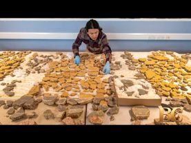 Ancient Roman masterpieces emerge from a London demolition pit