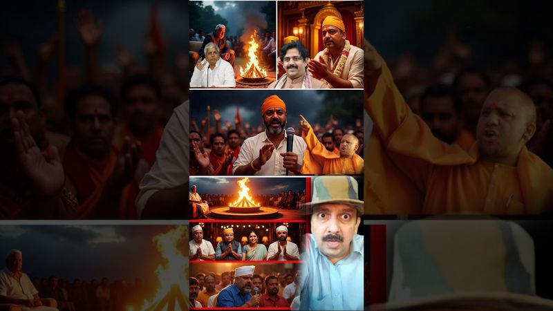 Lalu Prasad Yadav Havan Viral | Yogi Adityanath Bhajan Video | Mainpuri PWD Engineer News