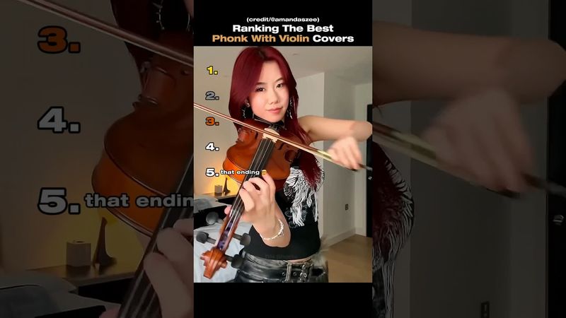Ranking The Best Phonk With Violin #violin #phonk #ranking #tiktok