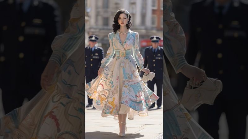 👠Miu Miu x Princesas Disney 💎| Desfile de Luxo na Cidade Pt.2#disney #disneyai #aiart #aishorts