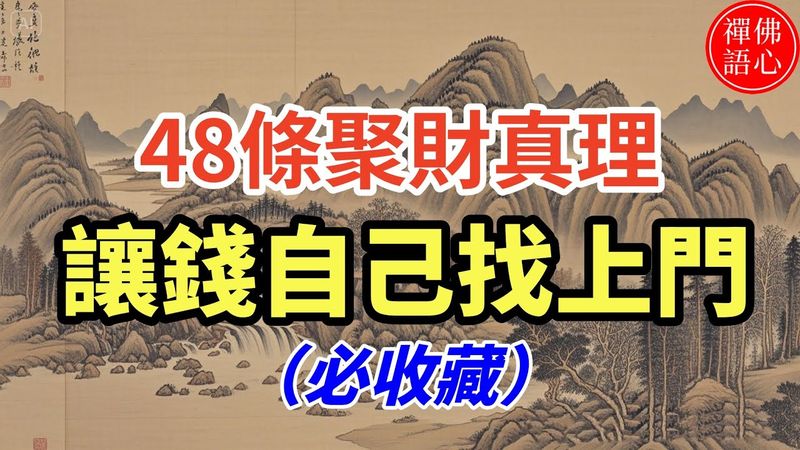 48條聚財真理！改變你財運的致富法則，讓錢自己找上門！