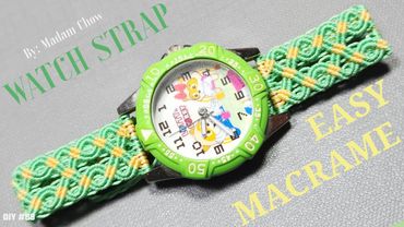 Macrame Tutorial / How To Make: Watch Strap