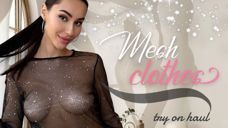 [4K] Carla Marini’s Transparent Fashion Edit | Chic & Bold